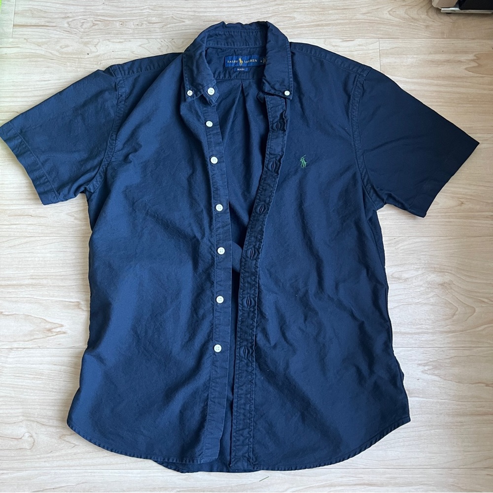 Ralph Lauren slim fit button down short sleeve